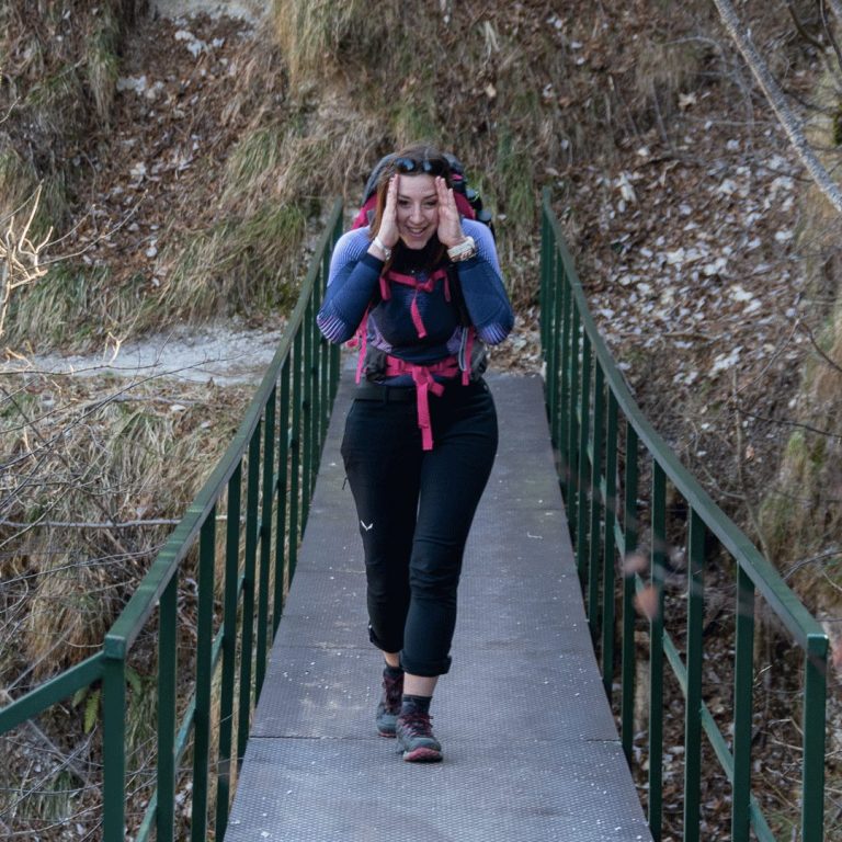 sentiero verso stavoli di moggio